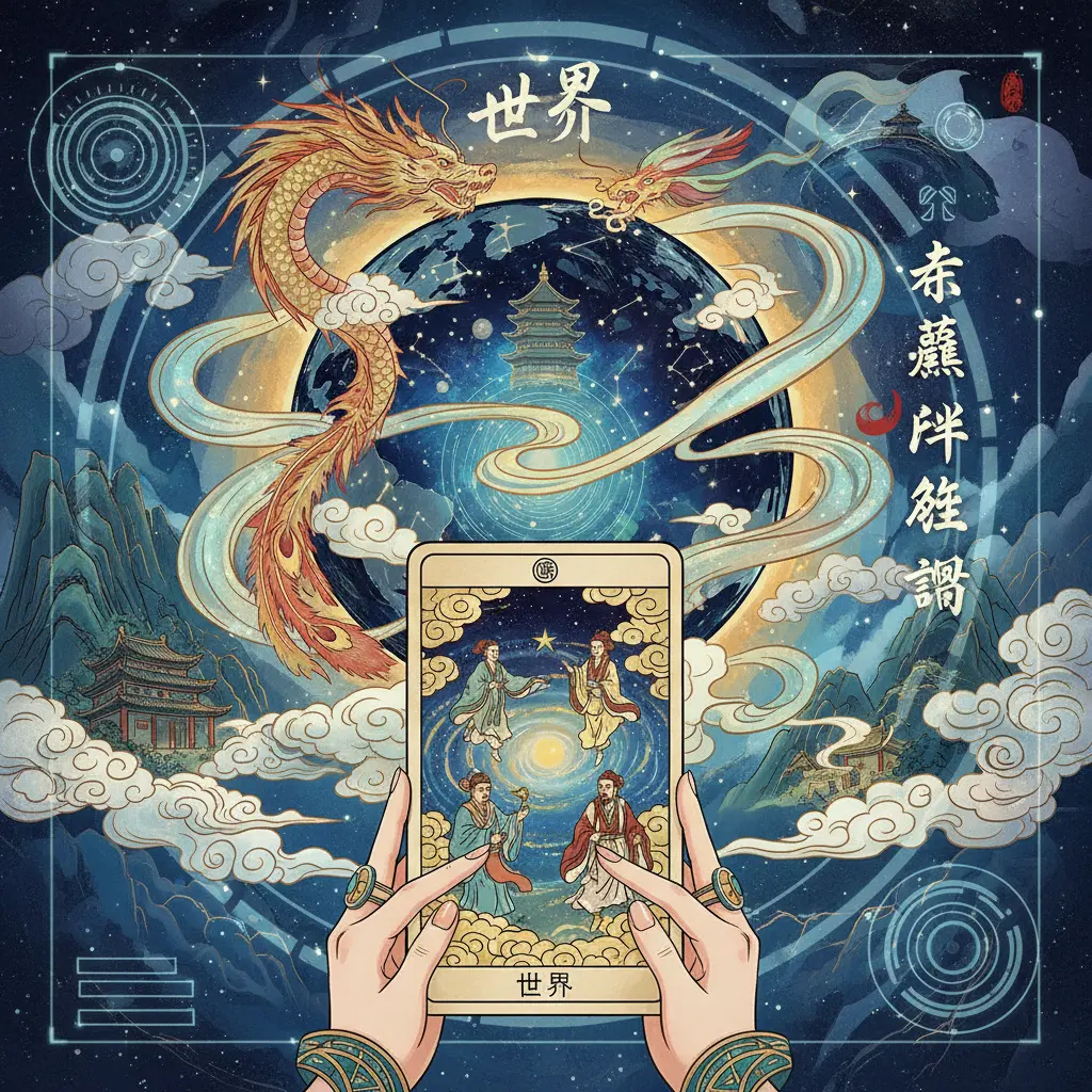 塔羅牌解讀 - 世界