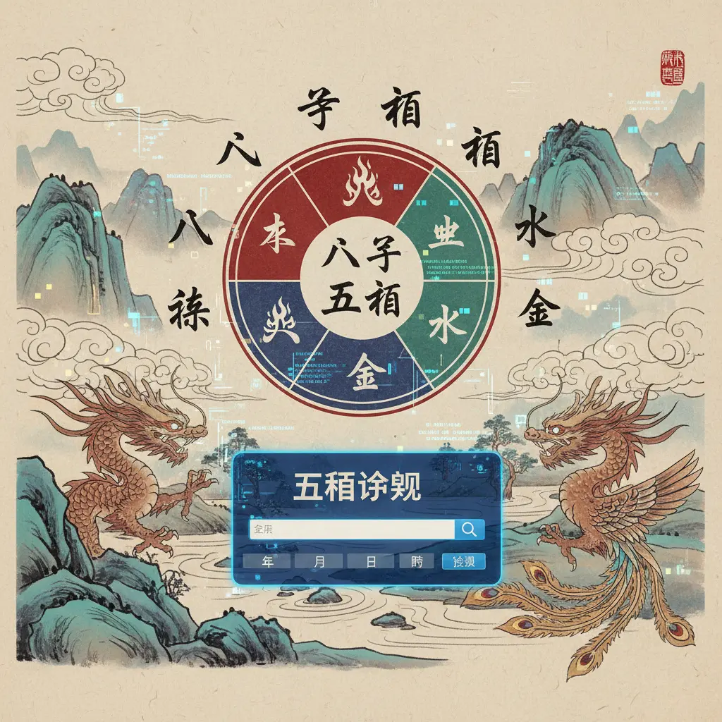 五行查詢 - 八字五行
