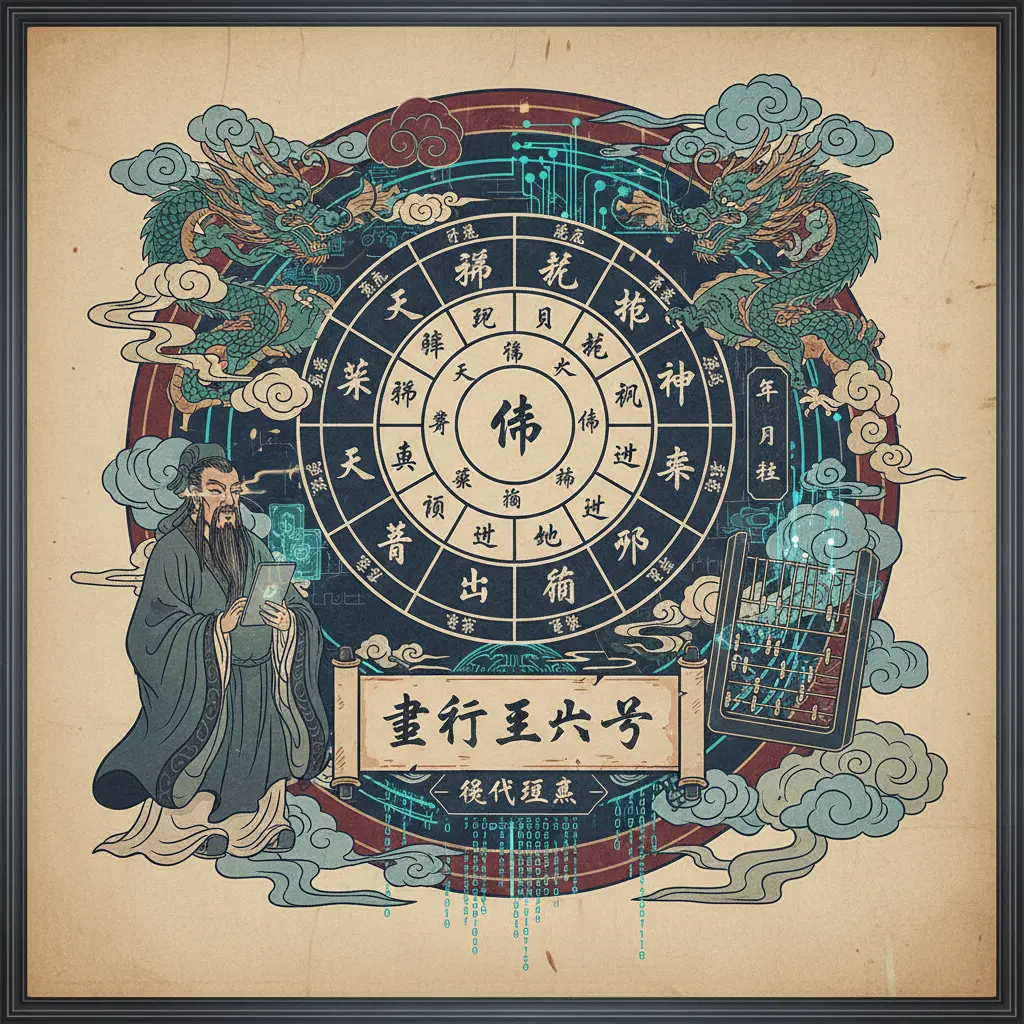 韋千里八字 - 八字命盤