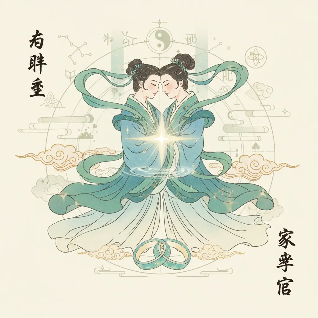 夫妻宮 - 右弼星