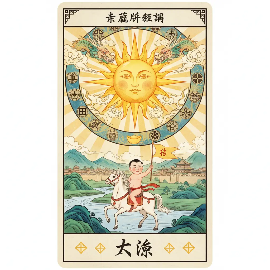 塔羅牌解讀 - 太陽