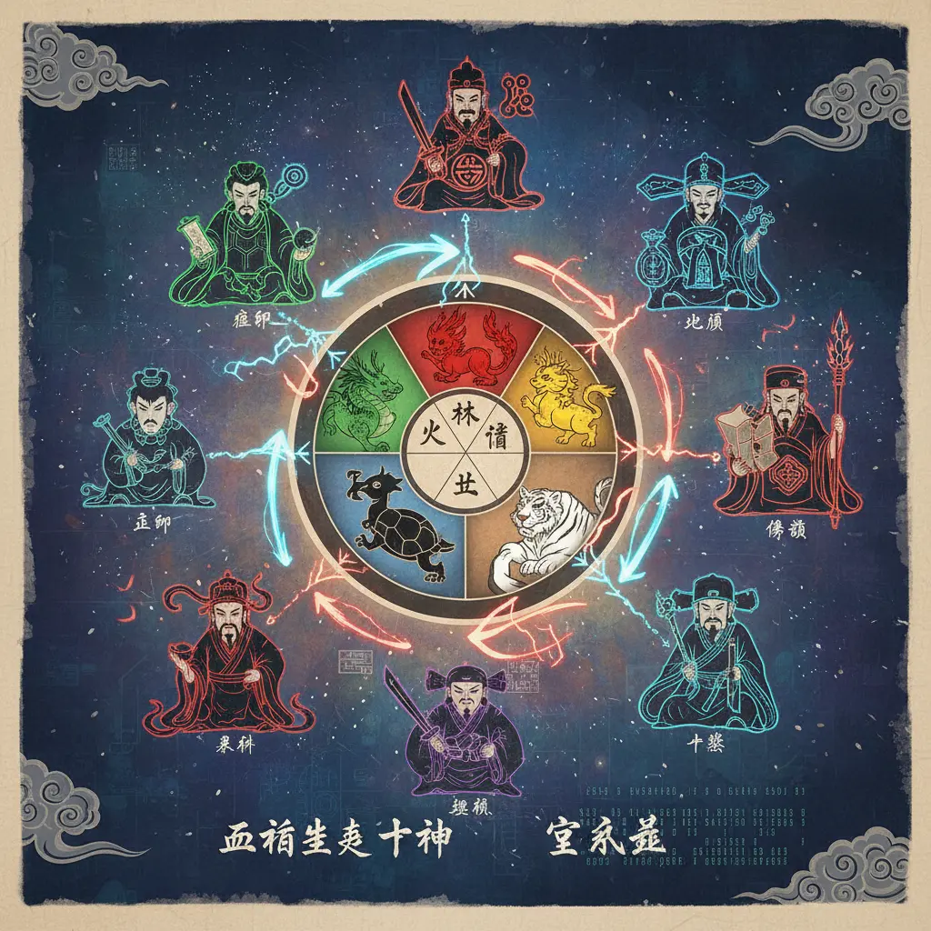 十神 - 五行生剋