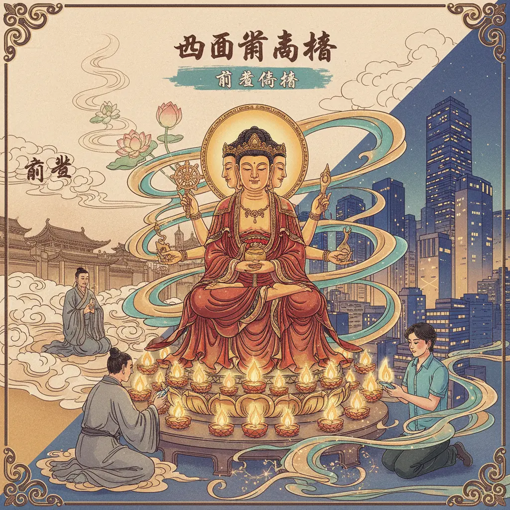 前世今生 - 四面佛點燈