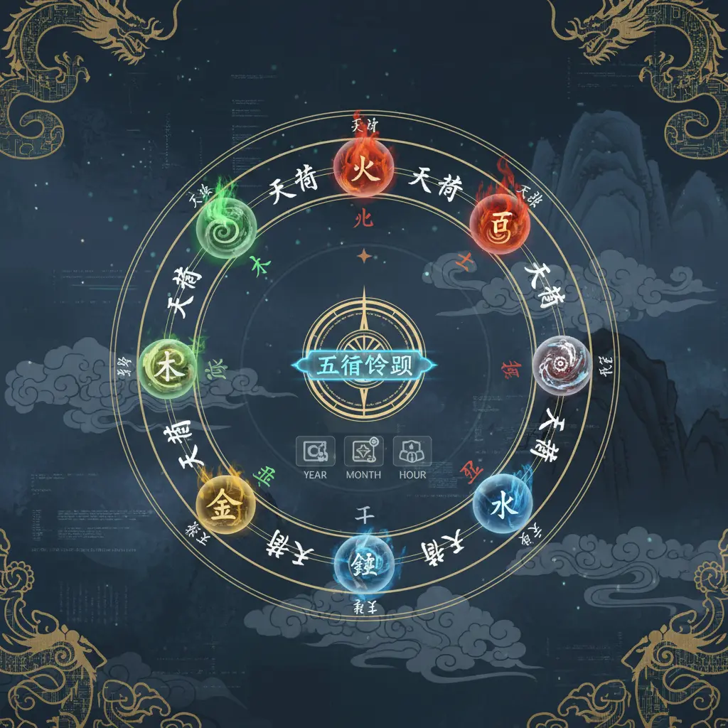 五行查詢 - 天干地支