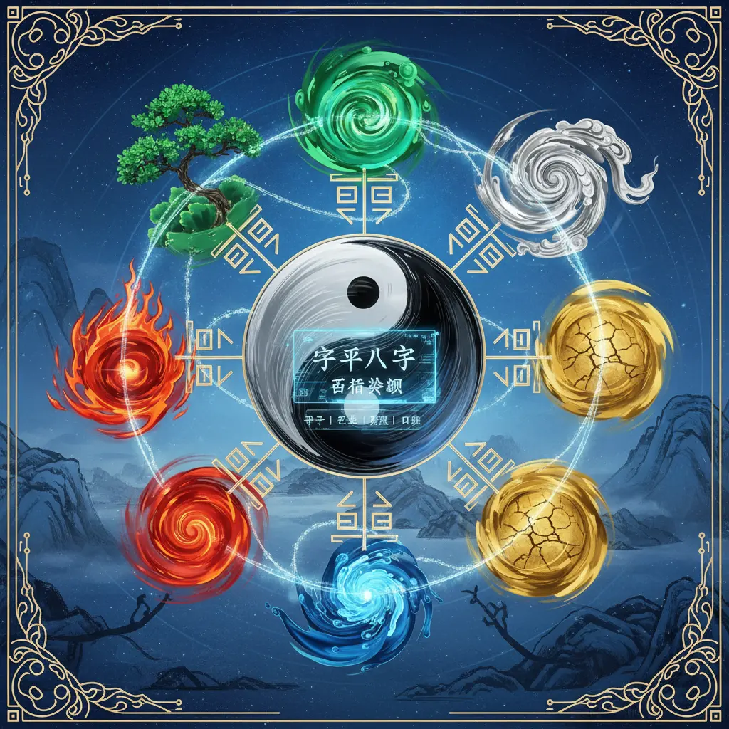 五行查詢 - 子平八字