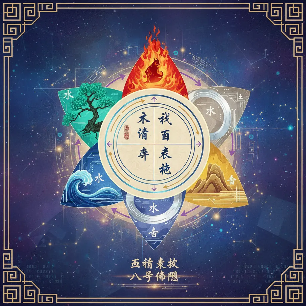 八字命盤 - 五行結構