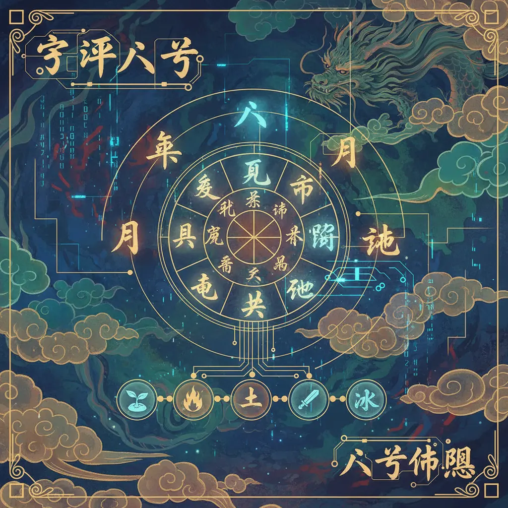 子平八字 - 八字命盤