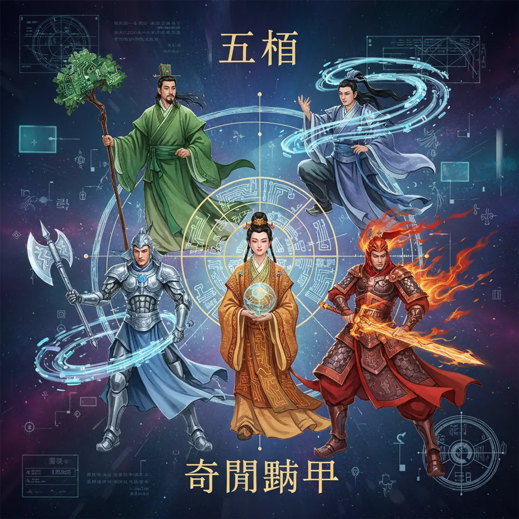 奇門遁甲 - 五行