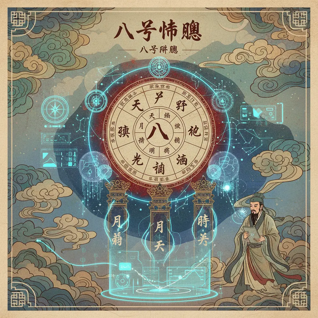 八字命盤 - 八字排盤