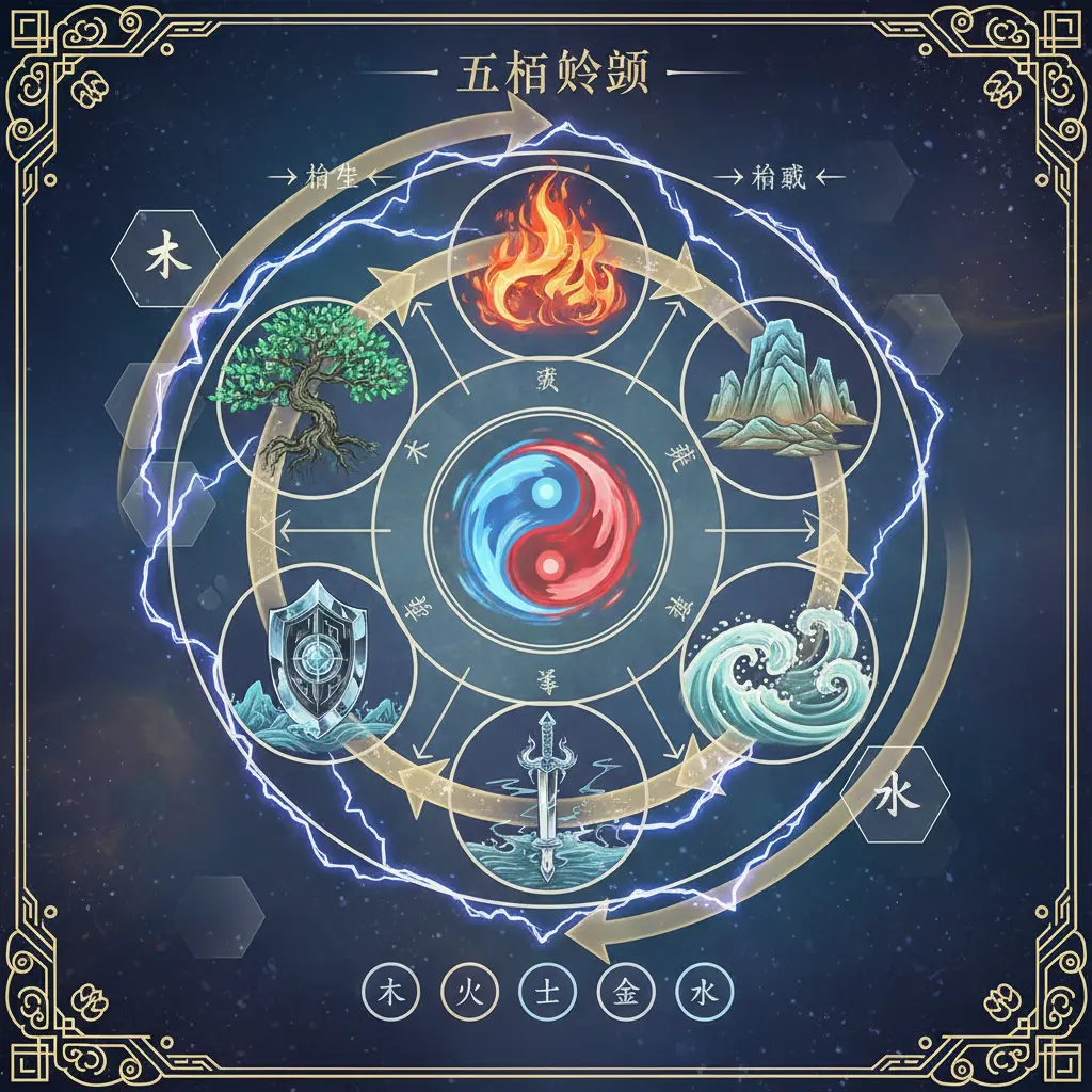 五行查詢 - 五行相生相剋