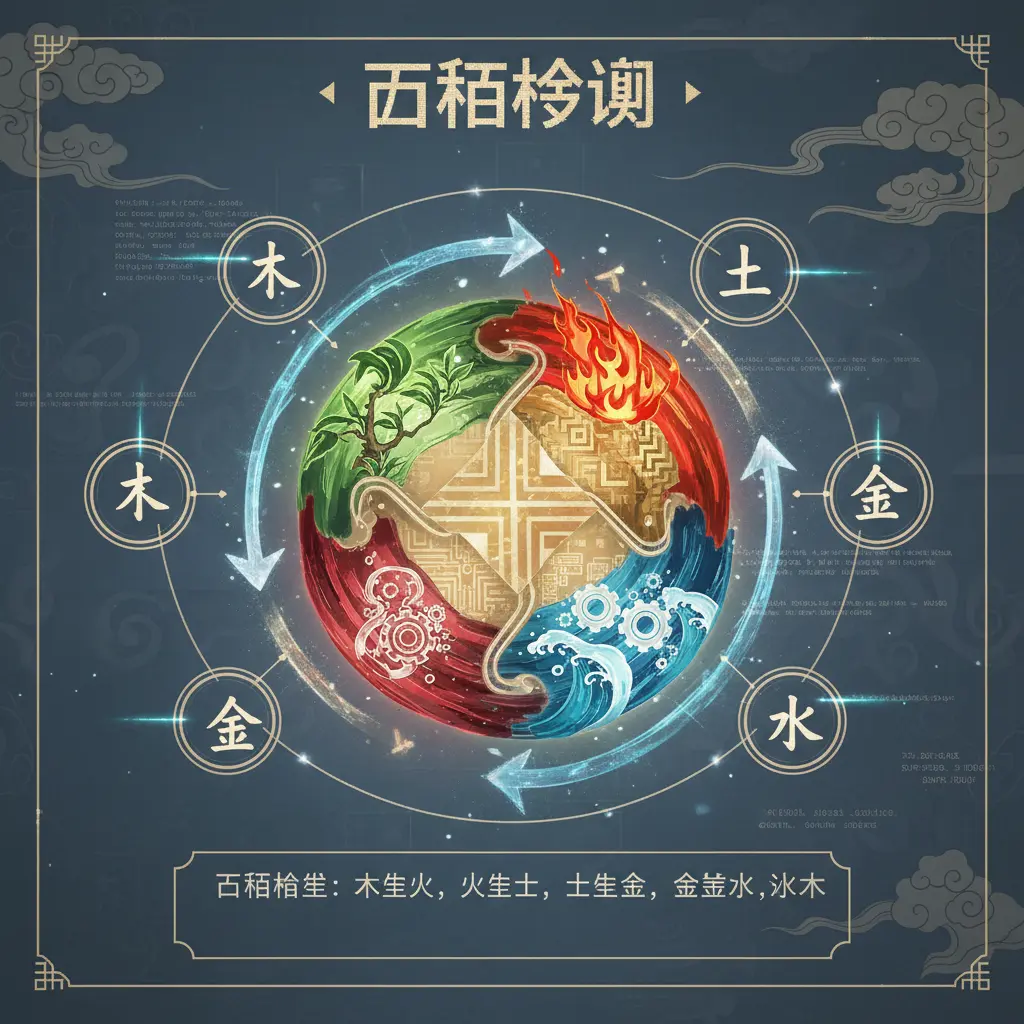 五行查詢 - 五行相生